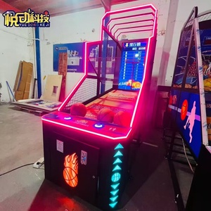 Simulador de Baloncesto LCD de 55 Pulgadas, Máquina de Entretenimiento Operada con Monedas, con Luces LED y Estructura Metálica - Product Image 5