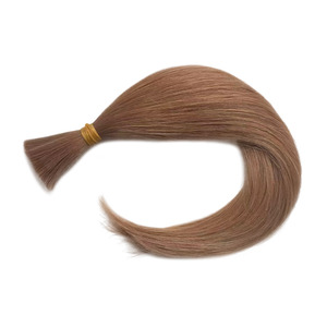 EMEDA # 8 Mechones de Cabello Humano Virgen para Trenzas, Color Marrón Claro, Combinación de Color Perfecta - Product Image 2