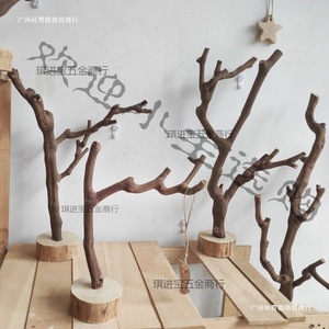Solid Wood <b>Tree</b> Branch Display <b>Stand</b> For Jewelry And Decorations - Product Image 3