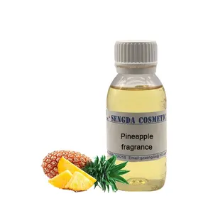 Aceite de fragancia de piña de larga duración, alta calidad, para hacer jabón, champú y perfume