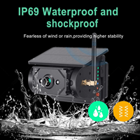 Caméra de recul sans fil solaire IA BSD pour camion, avec batterie magnétique rechargeable, compatible iOS et Android, 1080P
