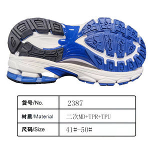 Venta Directa de Fábrica, Suelas de TPR/TPU de 2 cm Personalizables, Ligeras, Antideslizantes, Resistentes al Agua, Resistentes al Desgaste y Flexibles - Product Image 2