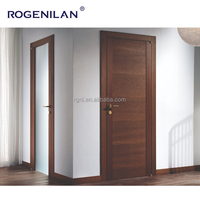 Fabricant chinois de portes intérieures étanches Rogenilan, portes intérieures en bois personnalisées pour résidences, prix
