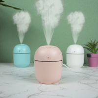 T Diffuseur humidificateur d'air diffuseur d'huiles essentielles pulvérisateur de brouillard d'eau à ultrasons changeur de lumière multicolore aide au sommeil YS
