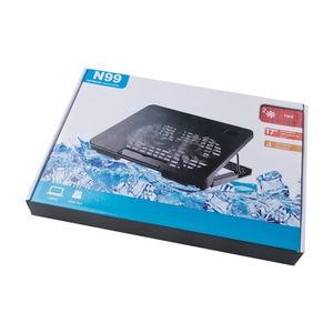 Nouvel arrivage N99F1 Slim Silent Fan Laptop Desktop Cooling Pad avec support réglable pour <span class=keywords><strong>refroidisseur</strong></span> d'ordinateur <span class=keywords><strong>portable</strong></span> - Product Image 6