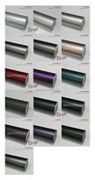 Carte d'échantillons de peinture de protection colorée GWF, plus de 400 couleurs, film de protection changeant de couleur pour le wrapping automobile
