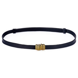 เข็มขัดผู้หญิงเข้ากับทุกชุดเข็มขัดแฟชั่นใหม่คลาสสิกเข็มขัดหนังแท้แบบเรียบง่าย - Product Image 1