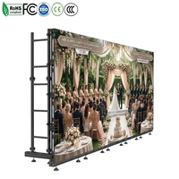 Pantalla LED para Interiores y Exteriores de 4*3m, Panel de Video de 500*500/500*1000, Alquiler de Pantallas, Clasificación IP65, Compatible con SDK, para Escenarios y Exposiciones