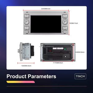 Radio para Auto Podofo de 7'' con Android Carplay y Android Auto, 2+64G, Bluetooth, WIFI, GPS, EQ, FM, RDS para Ford Transit, Fiesta, Focus, Galaxy - Product Image 5