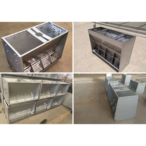 Vente directe d'usine, nouveau système d'alimentation pour porcs populaire Hengyin, équipement d'élevage de porcs, mangeoire automatique en acier inoxydable double, 1 an - Product Image 3