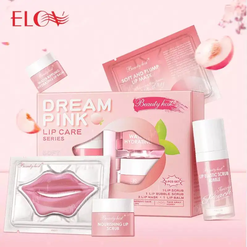 Oem Schoonheid En Persoonlijke Verzorging Koreaanse Stijl Goede Lip Scrub Bubble Lip Care Set Voor Repareren Lip Huid