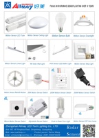 4W 7W 9W E27 automático en/apagado Sensor de movimiento por microondas bombilla de luz LED para interiores corredor pasillo garaje escalera