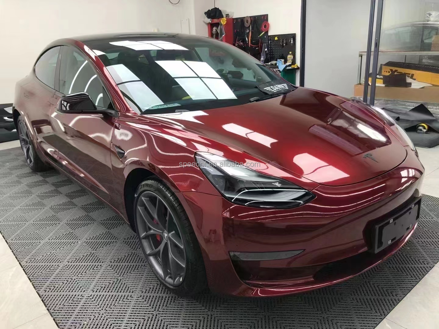 PET Líquido Metálico Rojo Sangre de Dragón