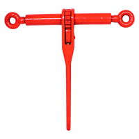 Harnais de levage à levier de serrage à cliquet réglable en acier allié 1/4 5/16 avec crochet et œillet à dégagement rapide, personnalisable, pour câble de sécurité