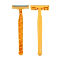 Rasoir manuel à double lame tranchante, personnalisation de la couleur du manche, consommables de rasage pour hommes économiques, vente en gros