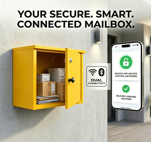 Buzón Inteligente para Paquetes con Acceso Remoto Controlado por Aplicación, Almacenamiento <span class=keywords><strong>de</strong></span> <span class=keywords><strong>Correo</strong></span> para Exteriores Resistente a la Intemperie, Caja <span class=keywords><strong>de</strong></span> Entrega Antirrobo - Product Image 2