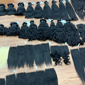 Produit chaud Cheveux vietnamiens bruts Paquet naturel droit Trame de cheveux non traités en stock pleine longueur disponible maintenant - Product Image 5