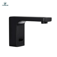 Robinet de lavabo à capteur, robinet économiseur d'eau, robinetterie en laiton, robinet automatique sans contact, robinet de lavabo de salle de bain