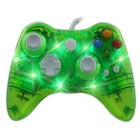 Manette de jeu filaire Xbox360/PC, volant de jeu, bouton turbo, moteur de vibration, matériau ABS, plusieurs couleurs OEM