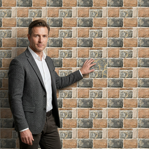 Vistaar First Grade 250x375mm Classic Ceramic Wall Tiles 10x15 Inch Matte Finish Outdoor Hall Bathroom Supermarket-Factory - Product Image 1