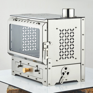 Stufa <span class=keywords><strong>a</strong></span> Legna Multifunzione in Acciaio Inox per Tende <span class=keywords><strong>da</strong></span> Campeggio, Riscaldamento per Esterni - Product Image 5