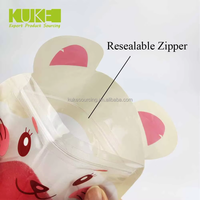 Mini sac en mylar imprimé personnalisé en forme de découpe 1g 3.5g 7g 14g 28g Sacs en mylar résistants aux enfants et aux odeurs Soft Touch Cali Pack