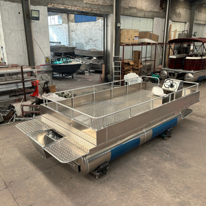 Nouveau <span class=keywords><strong>Bateau</strong></span> <span class=keywords><strong>de</strong></span> Pêche Personnel Compact 2026 en Alliage <span class=keywords><strong>d</strong></span>'Aluminium avec Double Ponton à Vendre - Product Image 5