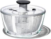 Handmatige plastic sla-spinner met comfortabel handvat, keuken fruit- en groentewasser, vergietkom