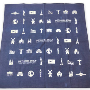 Venta al por mayor personalizado 9088 tela de algodón cuadrado pantalla Impresión digital bufanda OEM diseño personalizado logotipo personal Bandana - Product Image 2