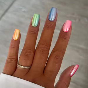 <span class=keywords><strong>Uñas</strong></span> Postizas <span class=keywords><strong>de</strong></span> Lujo con Pedrería <span class=keywords><strong>de</strong></span> <span class=keywords><strong>Colores</strong></span> Mixtos, 24 Piezas, Forma Almendrada Larga y Cuadrada, Reutilizables, Venta al Por Mayor Personalizada - Product Image 4