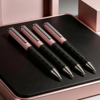 Stylo bille en métal durable avec corps rotatif et recharge, logo personnalisé disponible, idéal pour les entreprises