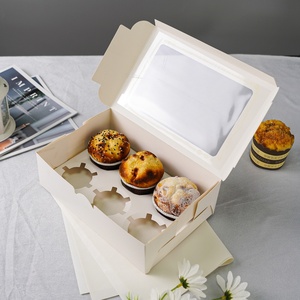 Caja Transparente para Cupcakes, Caja Transparente para Pasteles de Boda, Cumpleaños, Postres, Tienda de Cupcakes - Product Image 2