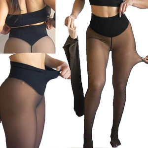 Collant <span class=keywords><strong>Invernali</strong></span> Felpati Taglia Grande con Cucitura Unica, <span class=keywords><strong>Leggings</strong></span> <span class=keywords><strong>Caldi</strong></span> Standard - Product Image 1