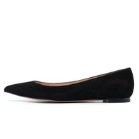 Ballerines plates à bout pointu imprimé animal grande taille pour femme – Motif léopard