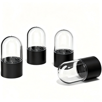Pot en verre personnalisé de 100 ml et 120 ml avec couvercle CRC de 26 DRAM, bouteille en verre en forme de dôme, anti-odeur, pour épices et bourgeons de fleurs