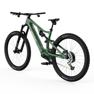 Obtenga sus manos en nuestro supermodelo de bicicleta de montaña eléctrica Notch con neumáticos gruesos para montar en la ciudad y batería de litio - Product Image 5