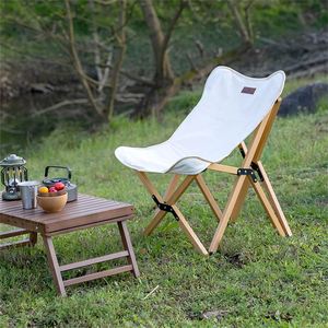 Custom New Design Outdoor Folding <b>Chair</b> Beech Butter Fly <b>Chair</b> Solid Wood Portable <b>Moon</b> <b>Camping</b> <b>Chair</b> - Product Image 4