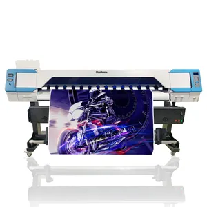 Máquina de impresión de lienzo de un solo cabezal xp600 de 72 pulgadas, máquina de impresora de fotos a color CMYK profesional con 2 cabezales dobles I3200