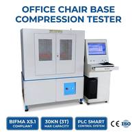 Machine d'essai de résistance à la compression statique pour pieds de chaise à cinq griffes, testeur de contrôle qualité pour fabricants de chaises de bureau