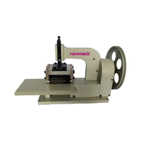 Machine à coudre industrielle plate programmable RONMACK RM-668 à 4 aiguilles, point zigzag, point smocké motorisé