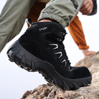Chaussures de sécurité pour hommes, légères, anti-perforation, sans plaque en acier, pour l'aéroport, la logistique et l'entrepôt