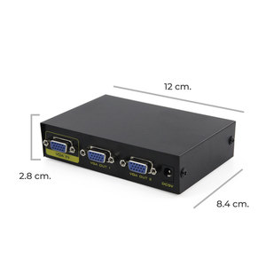 <b>VGA</b> <b>Splitter</b> 1 In 2 Out Active Signal Repeater For Monitor Display - Product Image 3