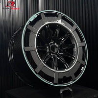 Jantes forgées 19 20 21 22 24 pouces, style fibre de carbone, jantes en alliage personnalisées, design aérodynamique pour G63 AMG Urus Range Rover