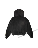 Sweatshirts à capuche décontractés pour hommes et femmes en coton épais, délavés au soleil, vintage, délavés à l'acide, personnalisés
