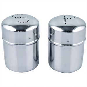 Juego de 2 piezas de sal y pimienta de acero inoxidable - Product Image 1