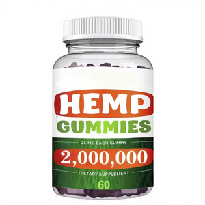 Private Label Bär Hanföl Gummi Hochwirksame Hanf-Gummis Natürliche Schlaf ergänzung Vitamin Hanf Gummis - Product Image 2