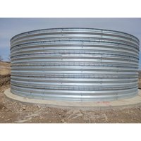 Réservoir d'eau en acier ondulé durable avec revêtement imperméable en TPU pour la réservation d'eau d'urgence et les systèmes de lutte contre l'incendie