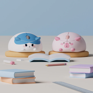 Ratón Óptico USB Akko con Diseño Ergonómico <span class=keywords><strong>para</strong></span> Diestros, Tema Gato, Respuesta Rápida, Tri-modo, en Stock - Product Image 3