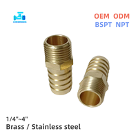 Raccord droit en laiton NPT BSPT 3/4''*1/2'' à filetage pagode, adaptateur réducteur à soufflet, raccords de tuyauterie à filetage pour gaz, huile, eau