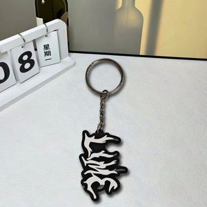 Wholesale <b>Custom</b> Soft Rubber Key Chain Silicone Keyring Plastic Pvc Key Holder Chain Personalised logo Fashion Pvc <b>Keychains</b> - Product Image 3